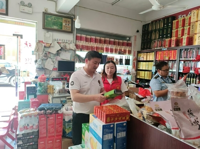江塘鄉開展節前食品安全檢查，規范市場經營秩序